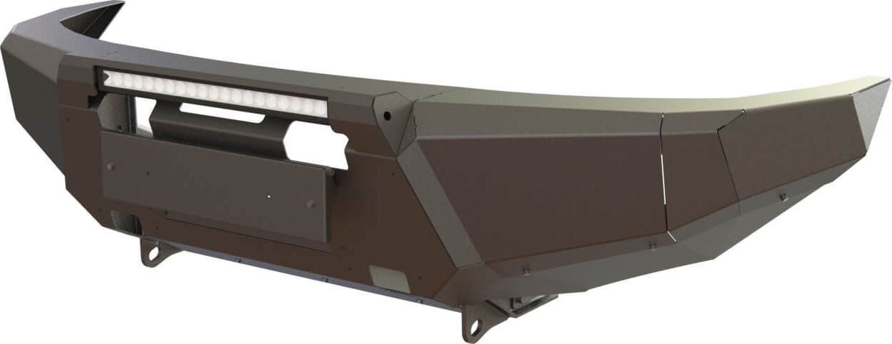 Бампер силовой STC передний для Nissan Patrol Y61 1997-2004 с защитной дугой и балкой дальнего света. Артикул STC-NPY61-BF-C1-L4