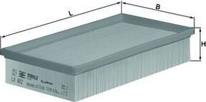 Воздушный фильтр Mahle. Артикул LX 802