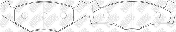 Тормозные колодки NiBK. Артикул PN2121
