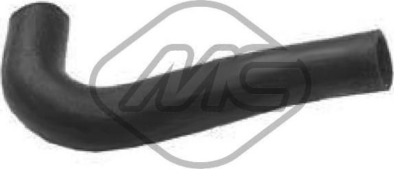 Патрубок радиатора (системы охлаждения) Metalcaucho нижний для Volkswagen Passat B3 1988-1997. Артикул 07343