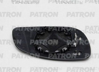 Зеркальное стекло бокового зеркала Patron левое для Opel Vectra C 2002-2009. Артикул PMG2818G03