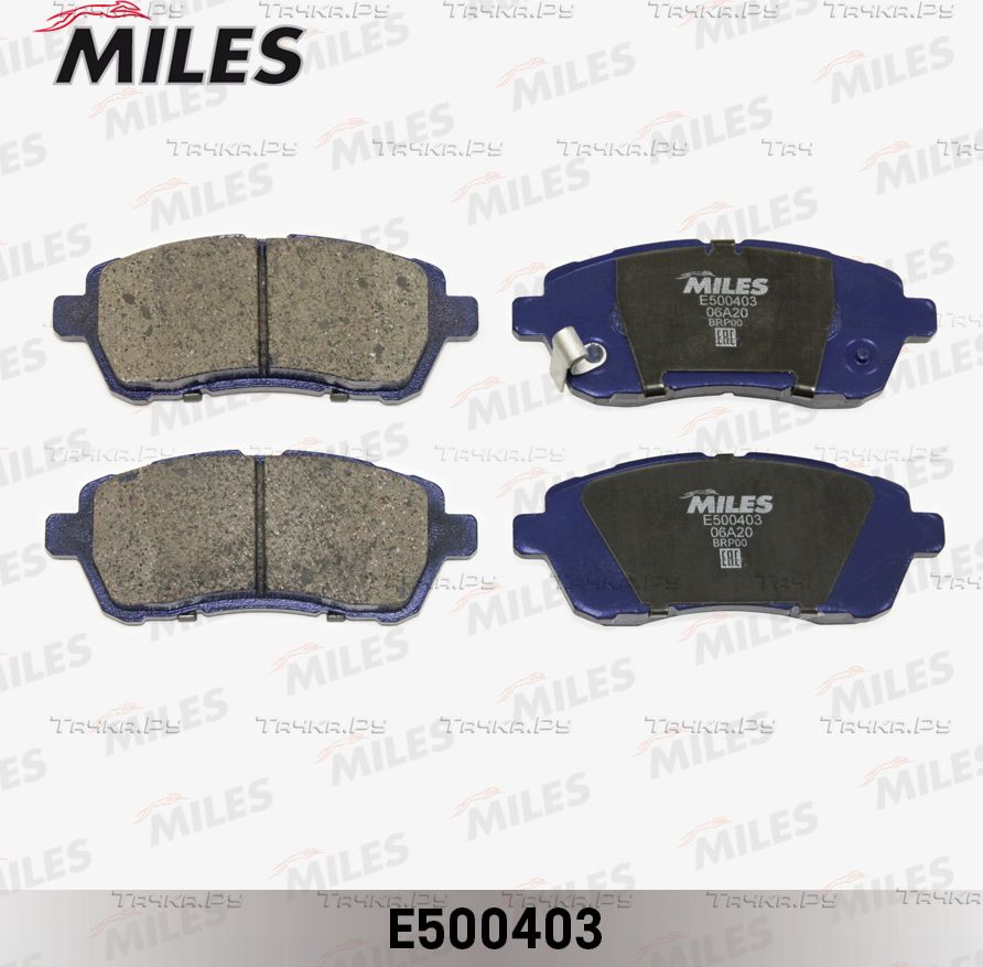 Тормозные колодки Miles (Керамика) для Suzuki Baleno II 2016-2026. Артикул E500403