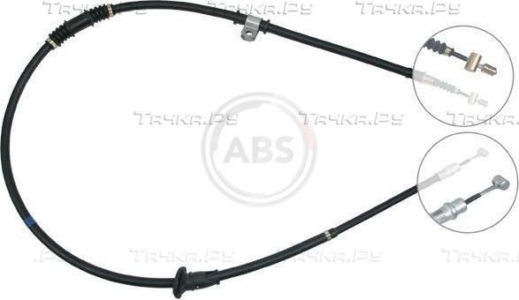 Трос ручника (тросик ручного тормоза) ABS. Артикул K14958
