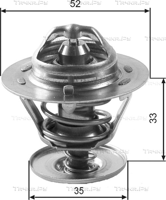 Термостат Gates для Volkswagen Taro 1989-1997. Артикул TH12588G1