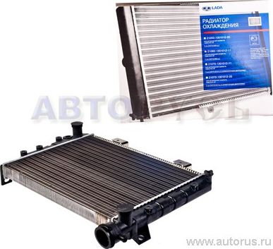 Радиатор охлаждения двигателя Lada. Артикул 21070130101211