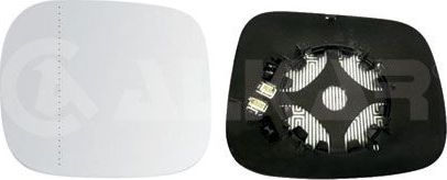 Зеркальное стекло бокового зеркала Alkar левое для Volvo XC70 II 2007-2016. Артикул 6471610