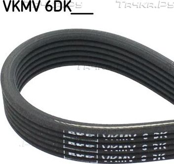 Приводной ремень поликлиновой SKF для Volvo C70 I 2000-2005. Артикул VKMV 6DK1841