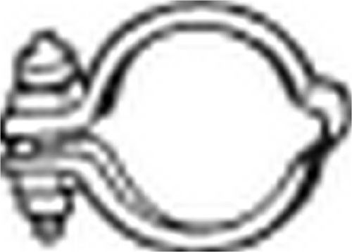 Хомут глушителя Bosal. Артикул 254-030