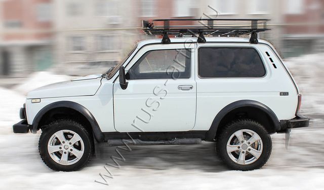 Расширители колесных арок Русская Артель (комплект) для ВАЗ Нива, 4х4 2121 I 1977-2025 (Глянец, под покраску). Артикул RLN-000200