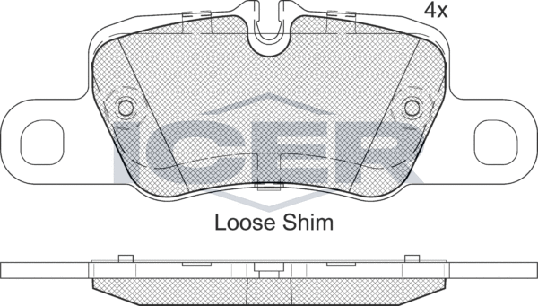 Тормозные колодки Icer. Артикул 182207