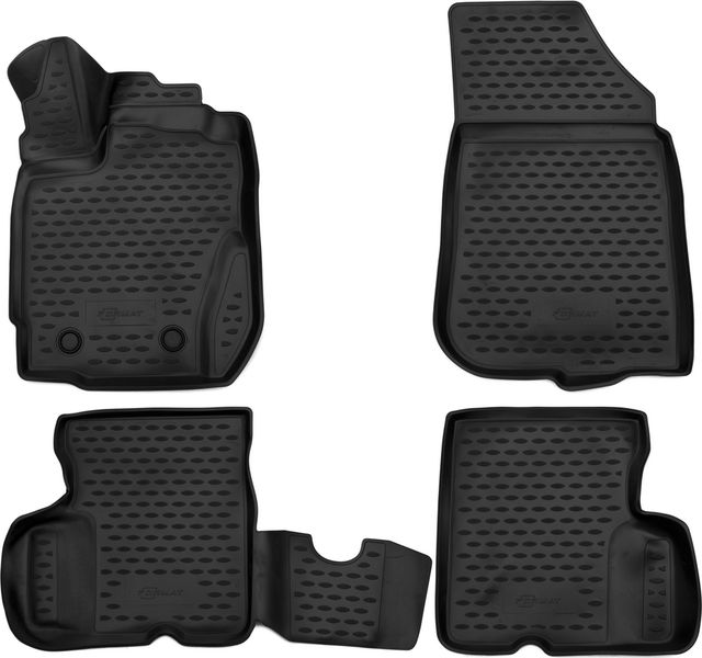 Коврики Format 3D c повышенной износостойкостью для салона Nissan Terrano III 2016-2026. Артикул FORMAT.3D3659210k