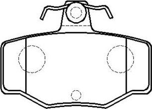 Тормозные колодки HSB. Артикул HP9786