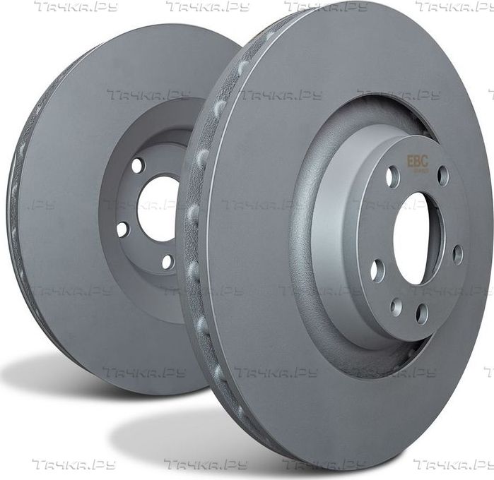Тормозной диск EBC Brakes (Серый чугун) для Mitsubishi Lancer IX 2003-2013. Артикул D1576