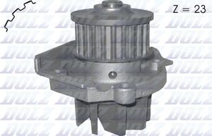Помпа (водяной насос) Dolz для Fiat Doblo II 2010-2025. Артикул S320