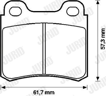 Тормозные колодки Jurid. Артикул 571388J