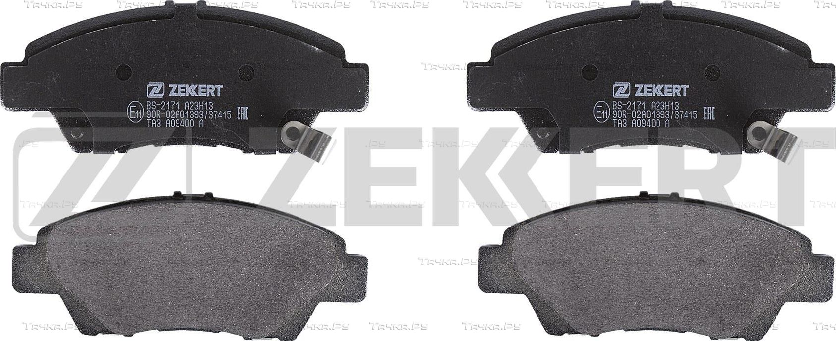 Тормозные колодки Zekkert передние для Honda Fit II 2008-2014. Артикул BS-2171