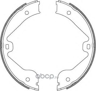 Тормозные колодки Mercedes-Benz. Артикул A1644200620