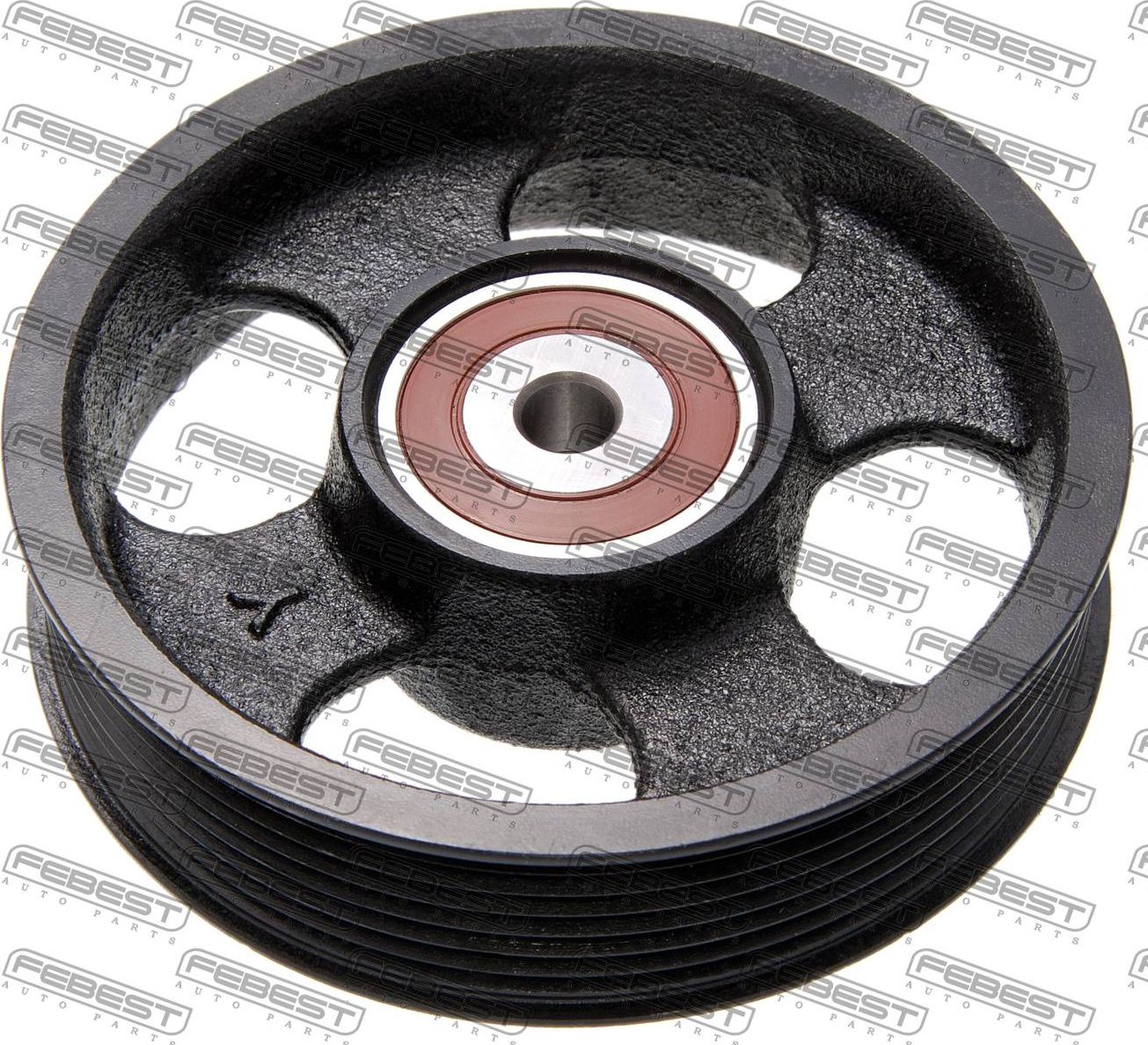 Направляющий (ведущий) ролик приводного поликлинового ремня Febest. Артикул 0188-ACA30