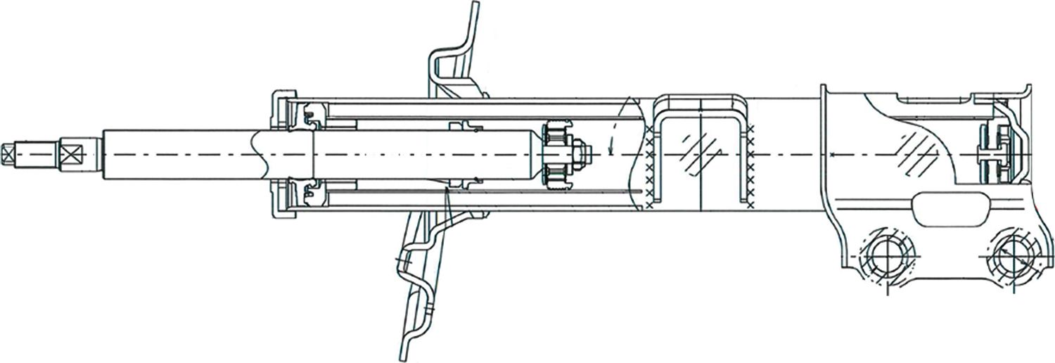 Амортизатор CTR. Артикул GY1050G