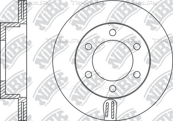 Тормозной диск NiBK передний для Toyota 4Runner III 1995-2002. Артикул RN1128