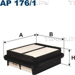 Воздушный фильтр Filtron. Артикул AP 176/1