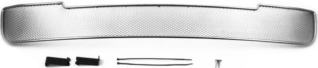 Сетка внешняя Arbori на бампер, хром 10мм для Volkswagen Amarok I (с передним парктроником) 2016-2024. Артикул 01-531516-102