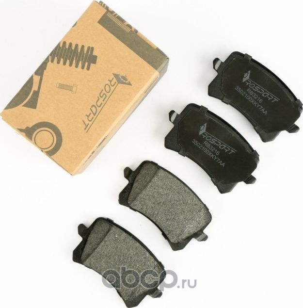 Тормозные колодки (Rospart). Артикул RB3216