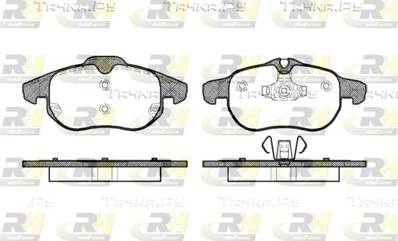 Тормозные колодки RoadHouse передние для Saab 9-3 II 2002-2015. Артикул 2888.00