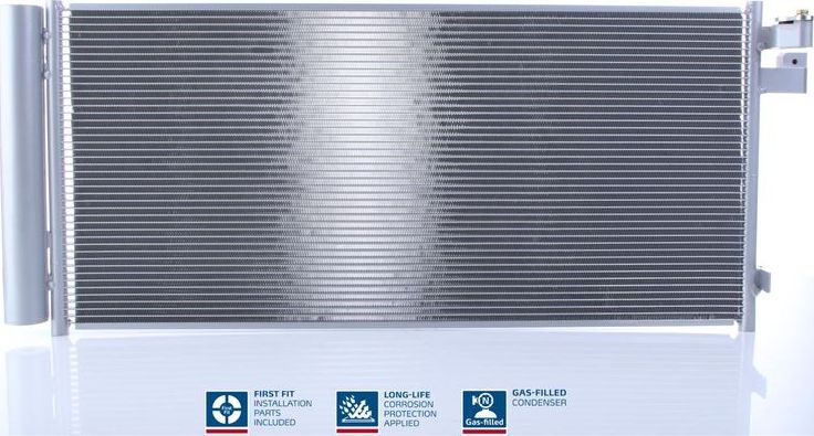 Радиатор кондиционера (конденсатор) Nissens (алюминий). Артикул 941242