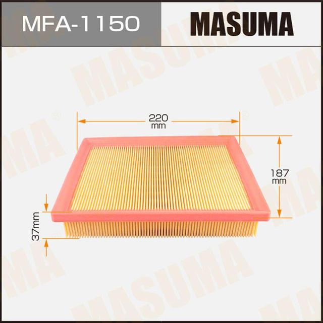 Воздушный фильтр Masuma. Артикул MFA-1150