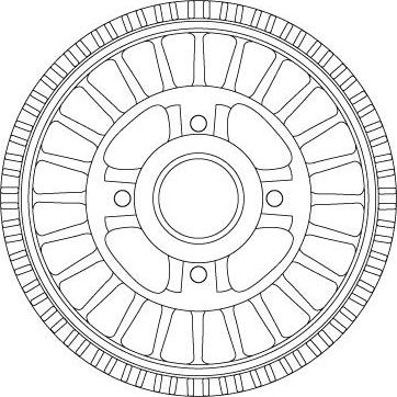 Тормозной барабан TRW. Артикул DB4557MR