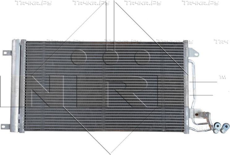Радиатор кондиционера (конденсатор) NRF EASY FIT для SEAT Toledo IV 2012-2019. Артикул 35910