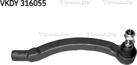 Наконечник рулевой тяги SKF правый для Volvo S80 I 1998-2008. Артикул VKDY 316055