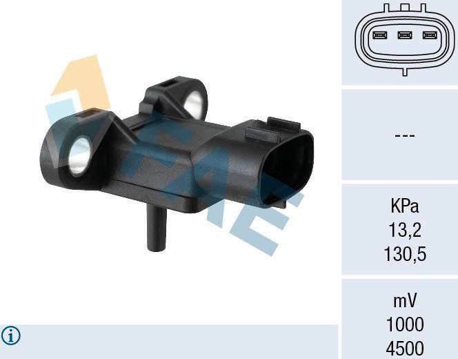 Датчик абсолютного давления (ДАД, MAP) FAE. Артикул 15158