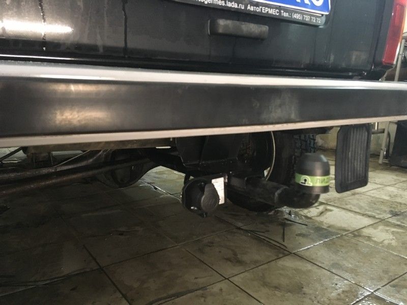 Фаркоп Tavials (Лидер-Плюс) (разборной) для ВАЗ 21214 4х4 (в т.ч. Urban) 1977-2026. Артикул T-VAZ-40H