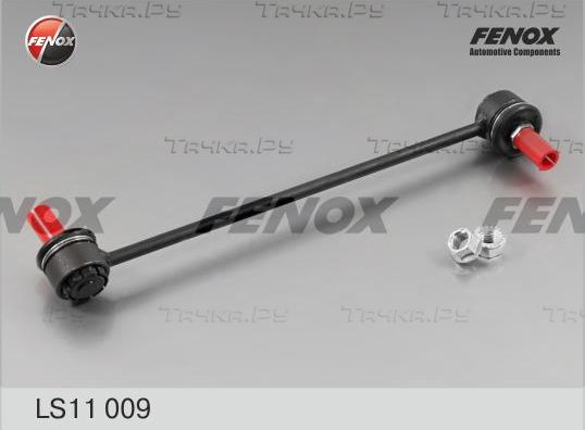 Стойка (тяга) стабилизатора Fenox передняя левая для Kia Shuma I 1996-2001. Артикул LS11009