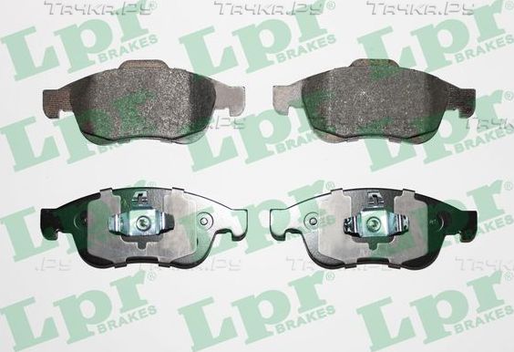 Тормозные колодки LPR передние для Renault Megane IV 2010-2026. Артикул 05P1493