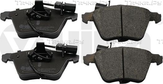 Тормозные колодки Vika (Semi-Metallic) передние для Audi A6 III (C6) 2004-2011. Артикул 66981056301