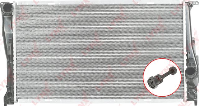 Радиатор охлаждения двигателя LYNXauto. Артикул RB-2068