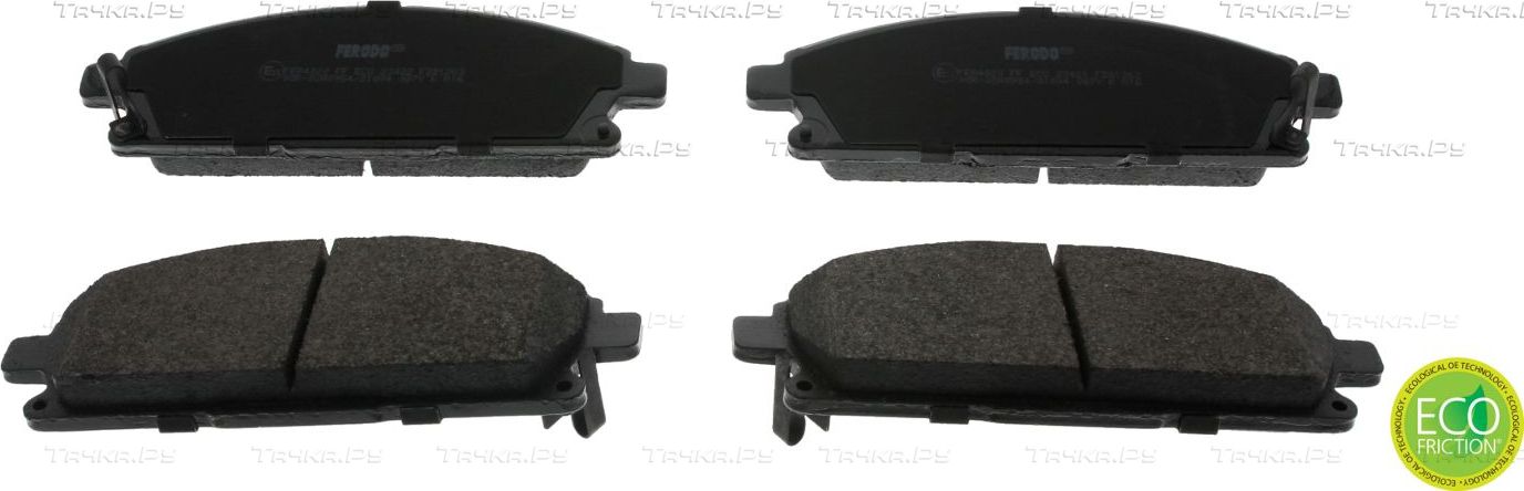 Тормозные колодки Ferodo Premier Eco Friction передние для Infiniti Q I 1993-1996. Артикул FDB1263