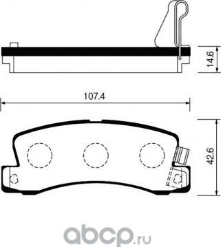 Колодки тормозные, задние D2114MH (Just Drive) Just Drive. Артикул JBP0033