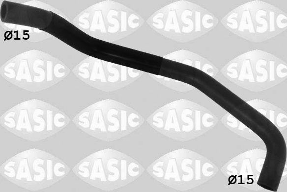 Патрубок радиатора (системы охлаждения) Sasic для Peugeot 206 1998-2012. Артикул 3400153