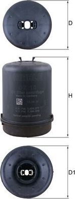 Масляный фильтр Mahle. Артикул OZ 10