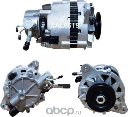 XAL6519 ГЕНЕРАТОР 14V/65A С ПОМПОЙ HYUNDAI H100 2.5 DIESEL [D4BA] 1993 (Dexel) Dexel. Артикул XAL6519