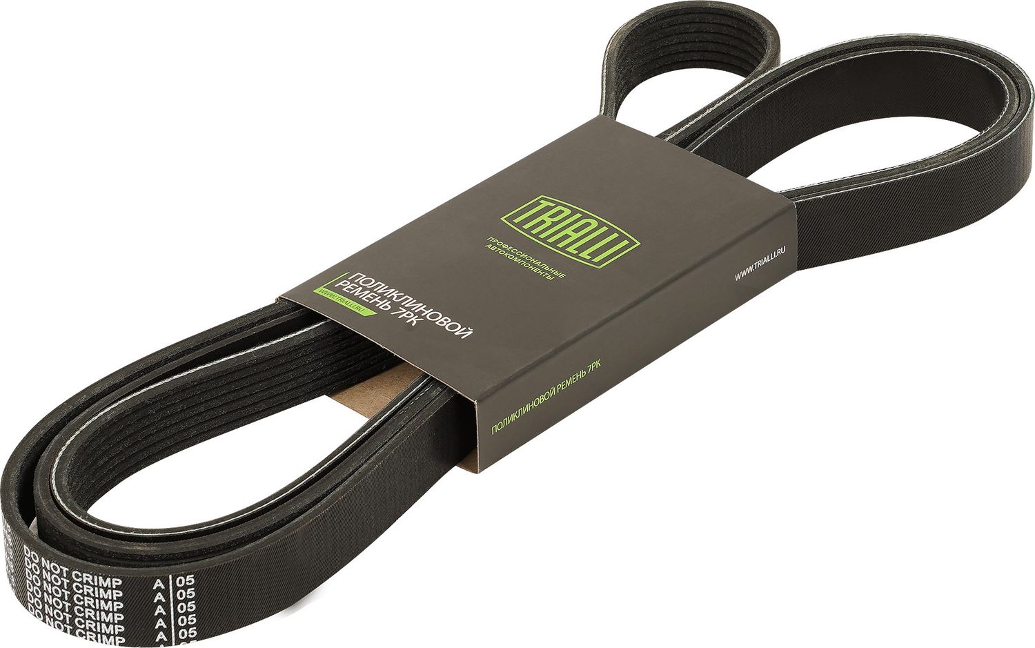 Приводной ремень поликлиновой Trialli (EPDM (Этилен-пропиленовый каучук)). Артикул 7PK2418