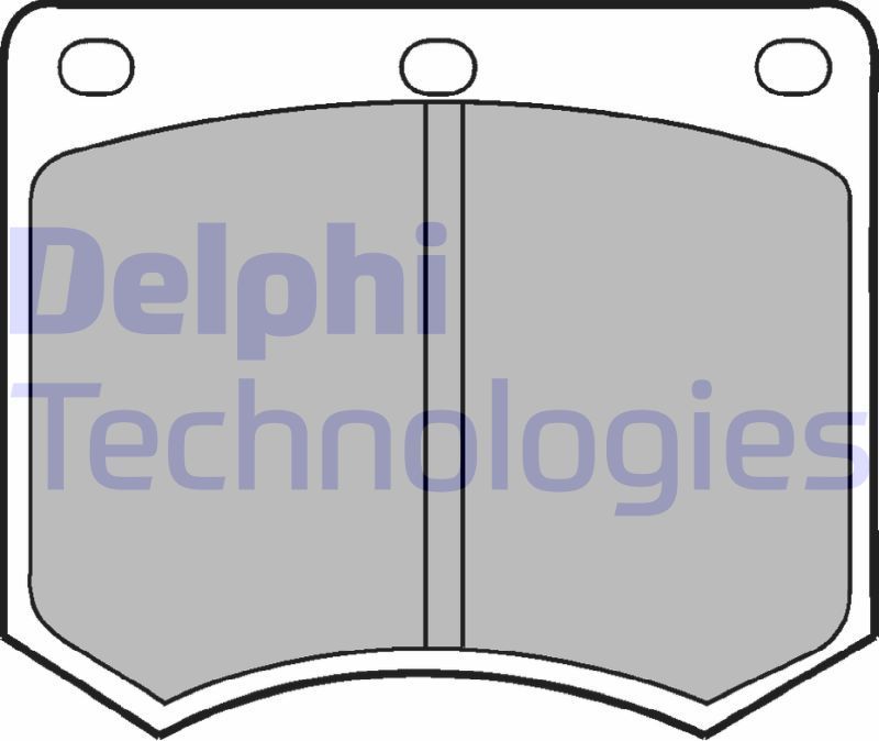 Тормозные колодки Delphi (Low-Metallic). Артикул LP154
