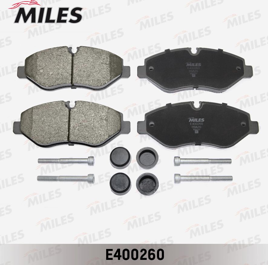 Тормозные колодки Miles (Low-Metallic). Артикул E400260