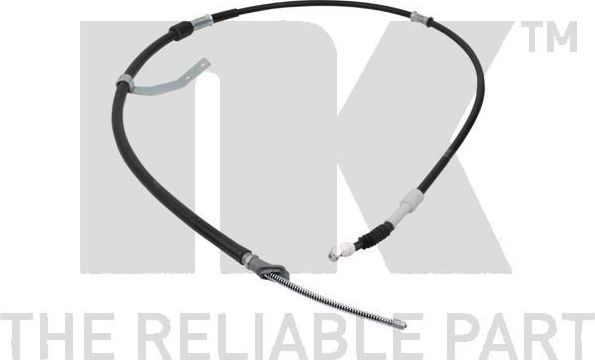 Трос ручника (тросик ручного тормоза) NK. Артикул 9045177