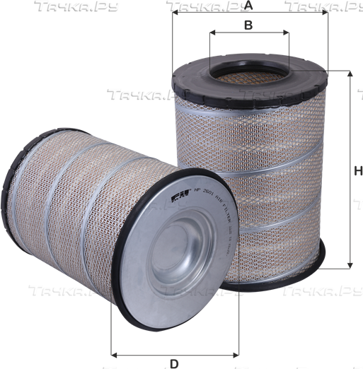 Воздушный фильтр FIL Filter для Volvo  FM9 2001-2005. Артикул HP 2601
