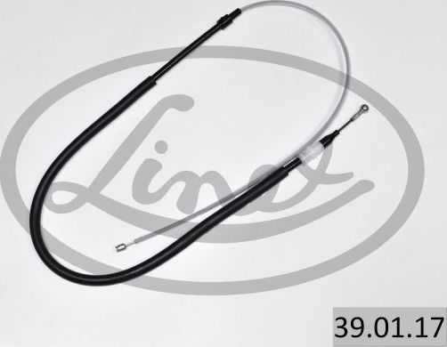 Трос ручника (тросик ручного тормоза) Linex. Артикул 39.01.17